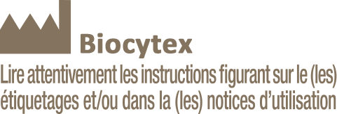 Disclaimer BioCytex. Lire attentivement les instructions figurant sur le(s) étiquetages et/ou dans la notice d’utilisation. 