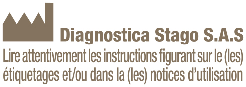 Disclaimer Stago. Lire attentivement les instructions figurant sur le(s) étiquetages et/ou dans la notice d’utilisation. 