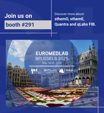 Pop up about Stago attendance at EuroMedlab congress 2025