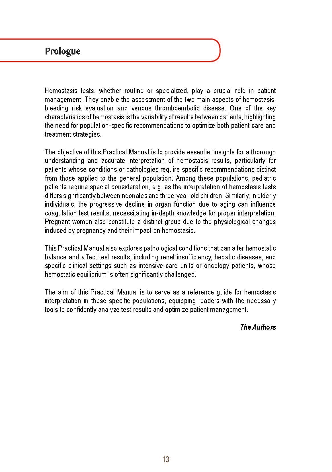 Image of the Practical Manual on on Hemostasis and Thrombosis in special patient populations