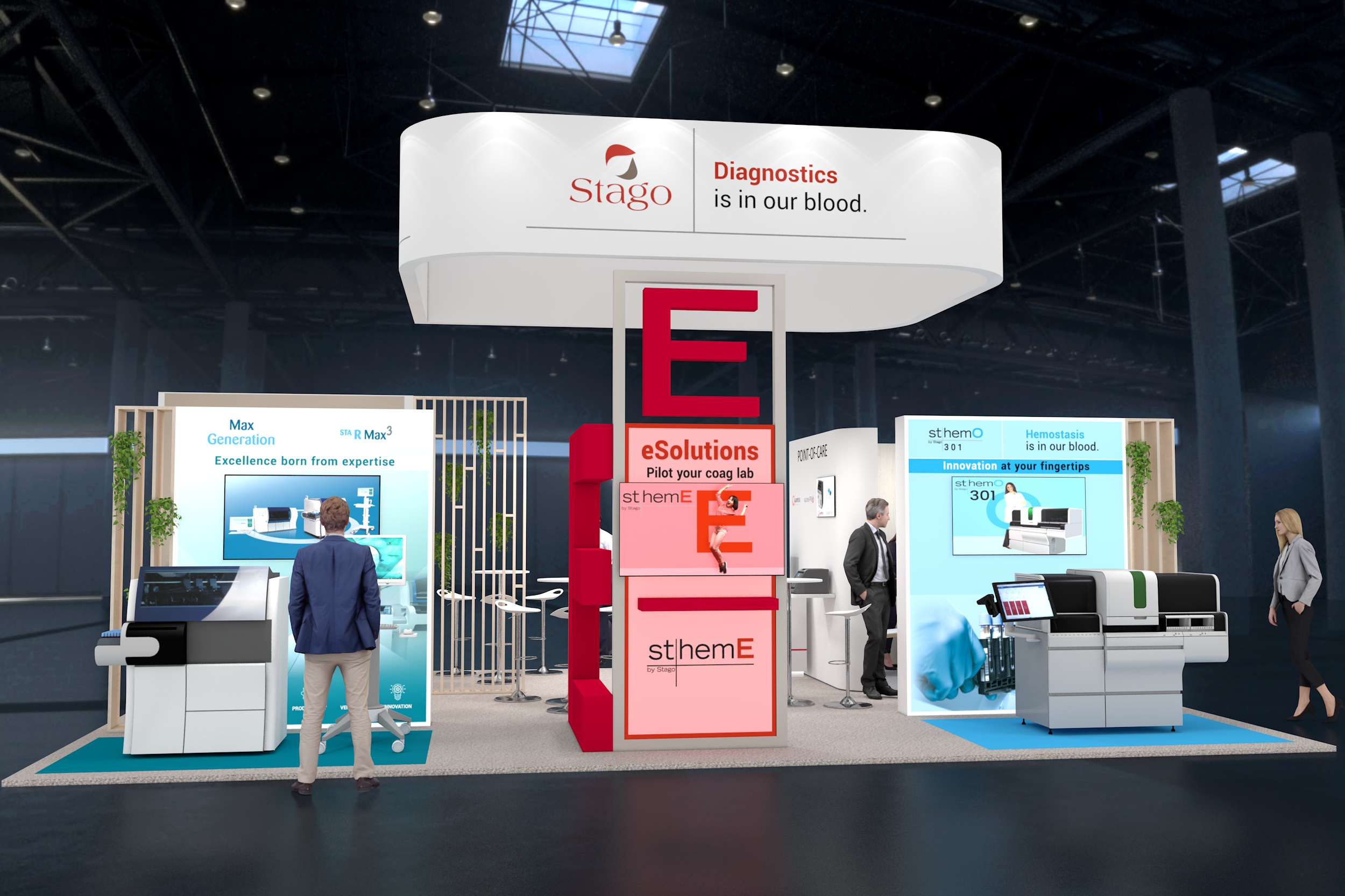 3D of Stago booth at ISTH 2025